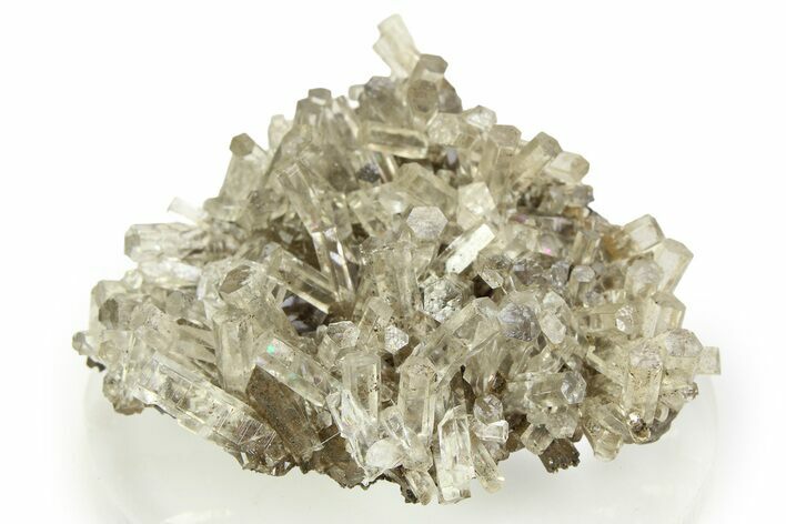 Glassy Hexagonal Calcite Crystal Cluster - China #351361